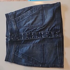 Express denim mini skirt size 00